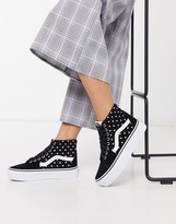 Thumbnail for your product : Vans SK8-Hi Platform 2.0 suede trainers in polka dot