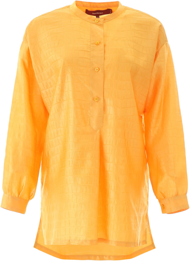 yellow tunic shirt