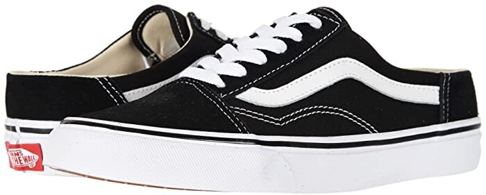 vans black & white old skool trainers
