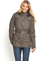 Thumbnail for your product : South Wax Effect Belted Jacket