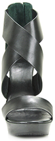 Thumbnail for your product : Diane von Furstenberg Opal - Leather Wedge Sandal in Black