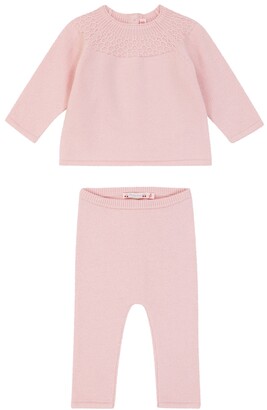 Bonpoint Baby wool sweater and pants set
