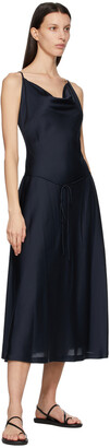 Low Classic Navy Classic Cowl Dress