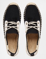 Thumbnail for your product : Soludos Derby Lace Up Platform Espadrille Flat Shoes