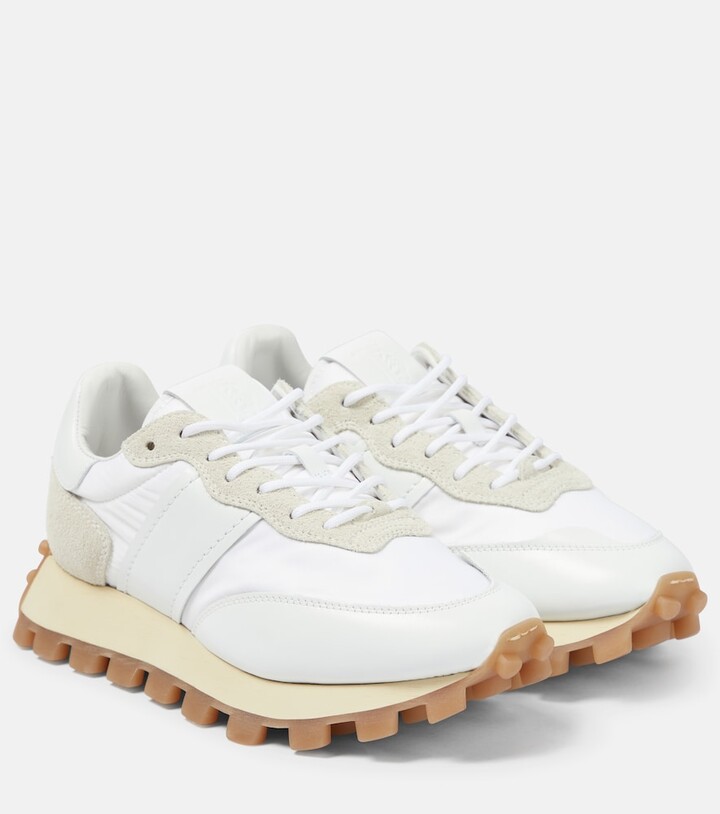 suede platform sneakers