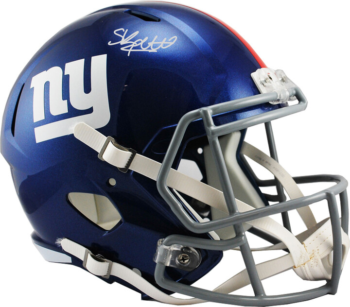 Fanatics Authentic Cam Skattebo New York Giants Autographed Riddell Speed Replica Helmet