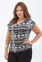 Thumbnail for your product : Forever 21 Tribal Print Top