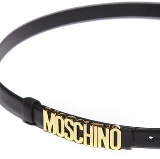Moschino Slim Logo Belt