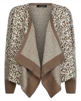 Thumbnail for your product : Jaeger Wool Animal-Jacquard Cardigan