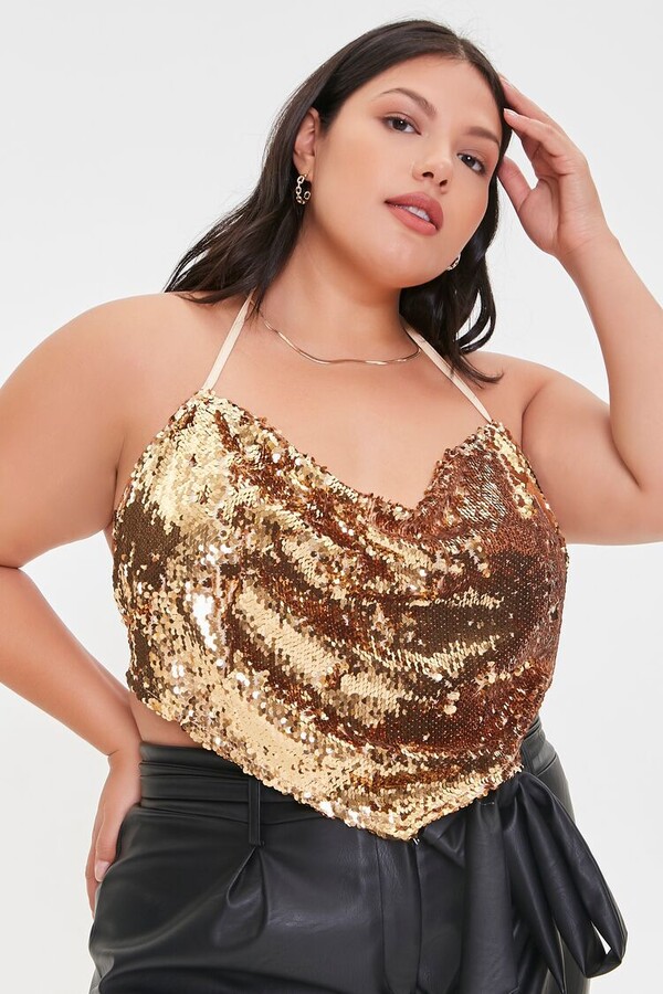plus size sequin t shirt