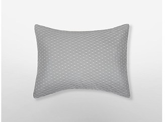 Calvin Klein Fishnet Overlay Pillow In Steel