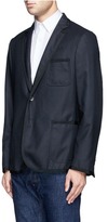 Thumbnail for your product : Nobrand Grosgrain edge wool twill blazer
