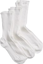 Thumbnail for your product : Hue 3-Pack Scalloped Rib Socks