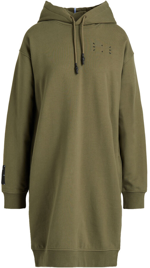 luq hooded zip dress jumper