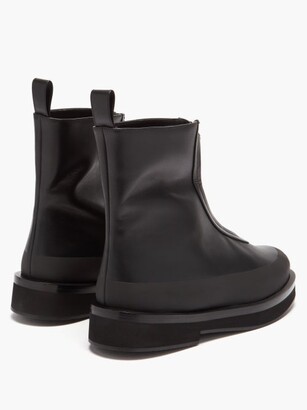 Neous Malmok Zipped Leather Boots - Black