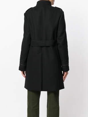 RED Valentino military style coat