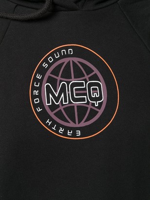 McQ Logo Embroidered Hoodie