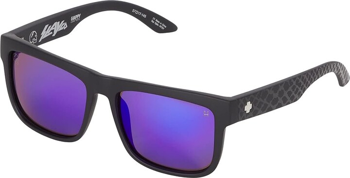 Spy Optic Discord Sport Sunglasses Slayco Matte Black Viper Happy