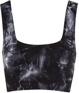 Thumbnail for your product : FREE PEOPLE MOVEMENT Good Karma Tie-dyed Stretch-jersey Bra Top