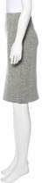 Thumbnail for your product : Robert Rodriguez Wool-Blend Knee-Length Skirt