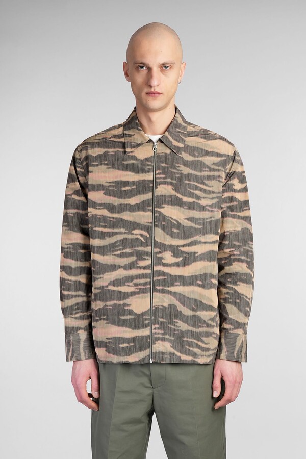 Jil Sander Shirt 106 Casual Jacket In Multicolor Polyester