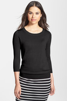 Thumbnail for your product : Halogen Three Quarter Sleeve Sweater