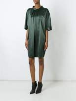 Thumbnail for your product : Gianluca Capannolo pleated neck shift dress
