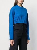 Thumbnail for your product : Unravel Project Cropped Sweatshirt