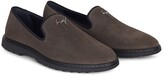 Thumbnail for your product : Giuseppe Zanotti Kevin suede slippers