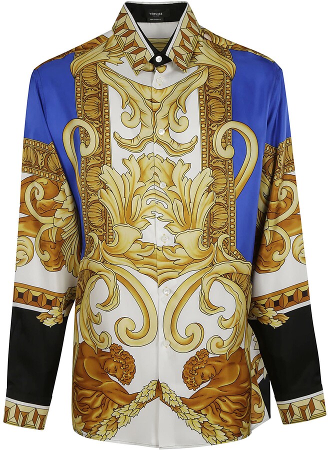 Versace Baroque Print Shirt - ShopStyle