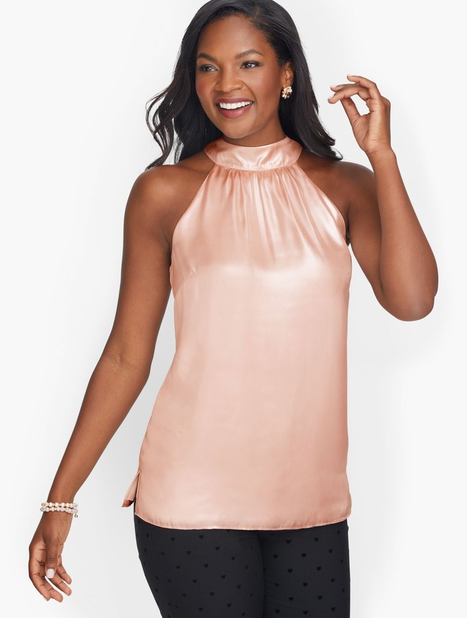 talbots pink tops