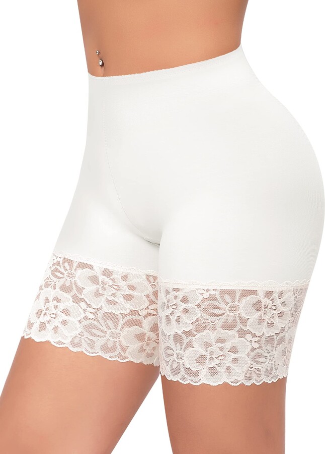 2-Pack Anti-Chafing Shorts For Women - Seamless Bike Shorts Under Dresses & Skirts