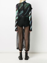 Thumbnail for your product : Comme Des Garçons Pre-Owned 1990s Sheer Cropped Jumpsuit