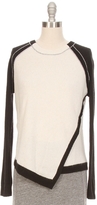 Thumbnail for your product : White + Warren Color Block Cashmere Sweater