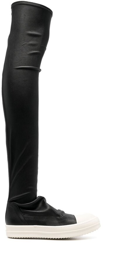 Rick Owens Moody thigh-high sneakers - ShopStyle Over the Knee Boots