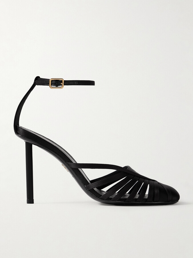 Ferragamo Ermelia Satin Pumps - Black