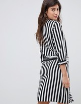 Thumbnail for your product : Vero Moda stripe wrap dress