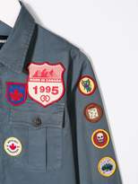 Thumbnail for your product : DSQUARED2 Kids patch detailed shirt