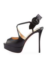 Thumbnail for your product : Christian Louboutin Hollandrive Platform Red Sole Pump