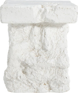 Ivy Bronx Talia Outdoor Patio Modern Artistry Mgo Side Table White