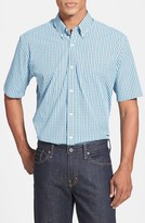 Thumbnail for your product : Cutter & Buck 'Figure Eight' Classic Fit Short Sleeve Check Sport Shirt (Big & Tall)