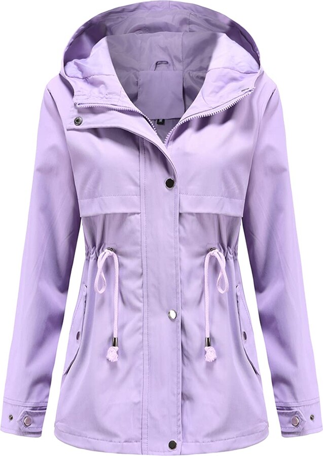 purple raincoats