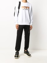 Thumbnail for your product : Just Cavalli Long Sleeve Printed Logo Sweater