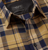 Thumbnail for your product : Rag & Bone Fit 3 Beach Checked Herringbone Cotton-Blend Shirt