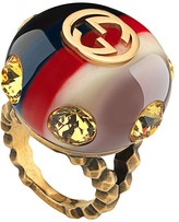 Thumbnail for your product : Gucci Sylvie Vintage Web ring