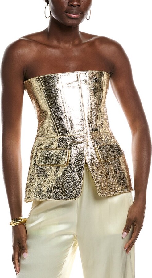 retrofete Annie Leather Top