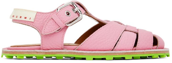 Marni Pink Women's Sandals | Shop the world's largest collection 
