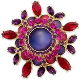 Thumbnail for your product : Charter Club Gold-Tone Red Crystal Flower Pin