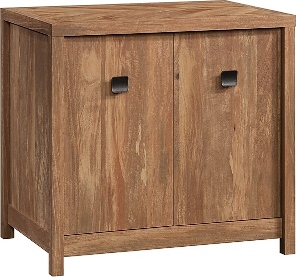 Sauder Cannery Bridge 30" Storage Cabinet with 2 Shelves, Sindoori Mango (429515)