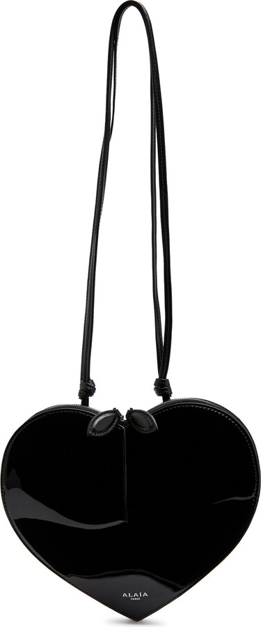 Alaia Le Coeur Patent Leather Cross-body bag